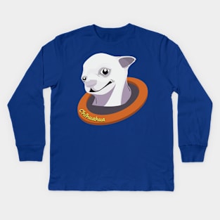 Chihuahua Kids Long Sleeve T-Shirt